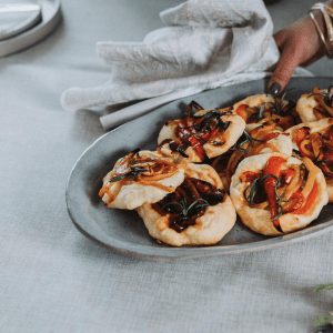 פוקאצ'ות פלפלים צבעונים